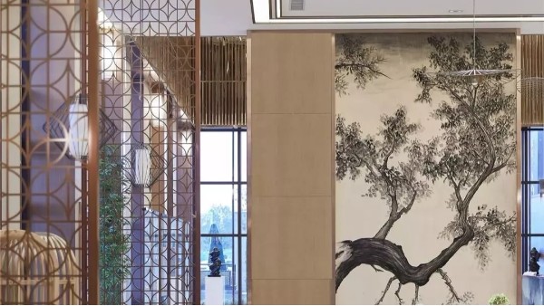 酒店不銹鋼屏風呈現(xiàn)的寧靜之美、和諧之美